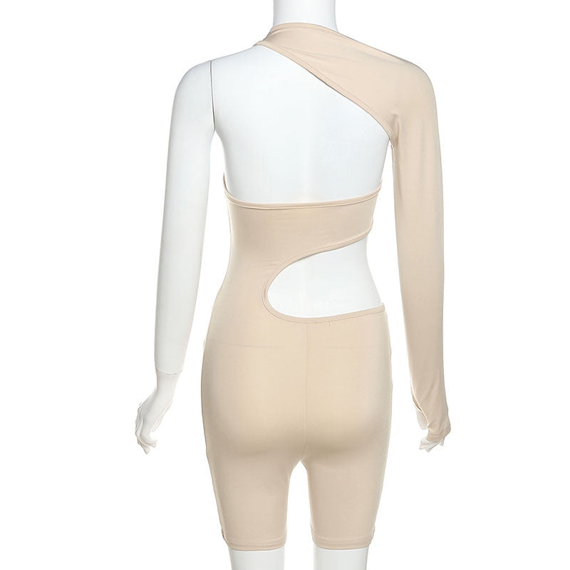 Off-Shoulder One-Shoulder 2-piece Set