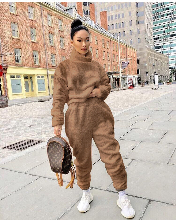 Fashion loose two-piece suit sweater women