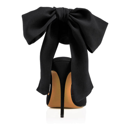 Explosive Pointed Sardinian Cross Bow High Heels