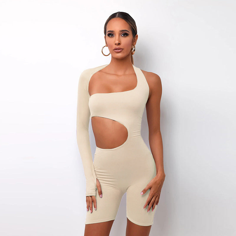 Off-Shoulder One-Shoulder 2-piece Set