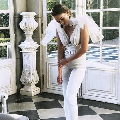 Party slim slimming jumpsuit dress