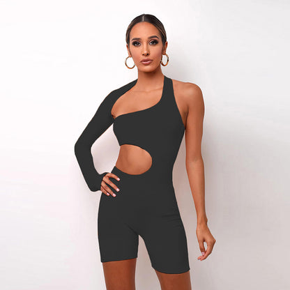 Off-Shoulder One-Shoulder 2-piece Set