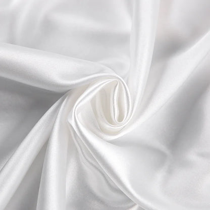 Feather 2 Piece Satin Pajamas Sleepwear