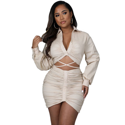 Age Set Skirt European And American Women's Two-piece Skirt